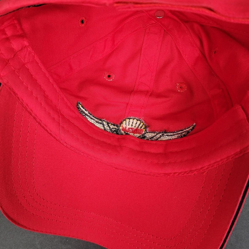Shell AeroShell Red Strapback Hat Cap America - Picture 7 of 8